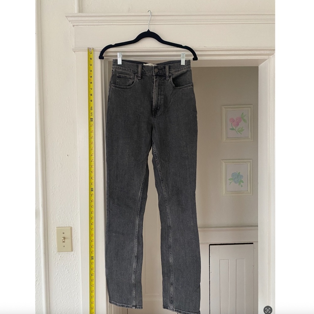 Abercrombie Slim Straight Ultra High Rise Jeans